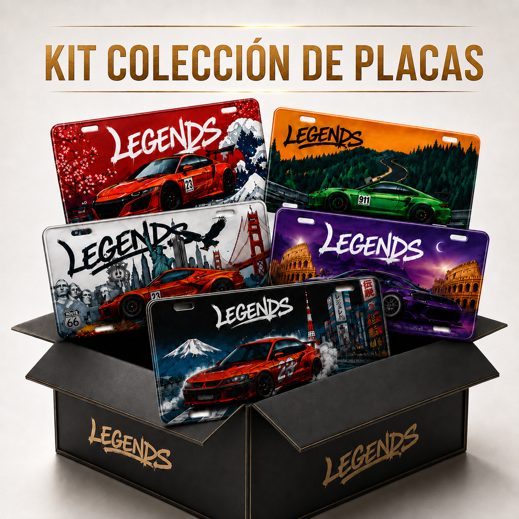 Kit de placas colección Legends