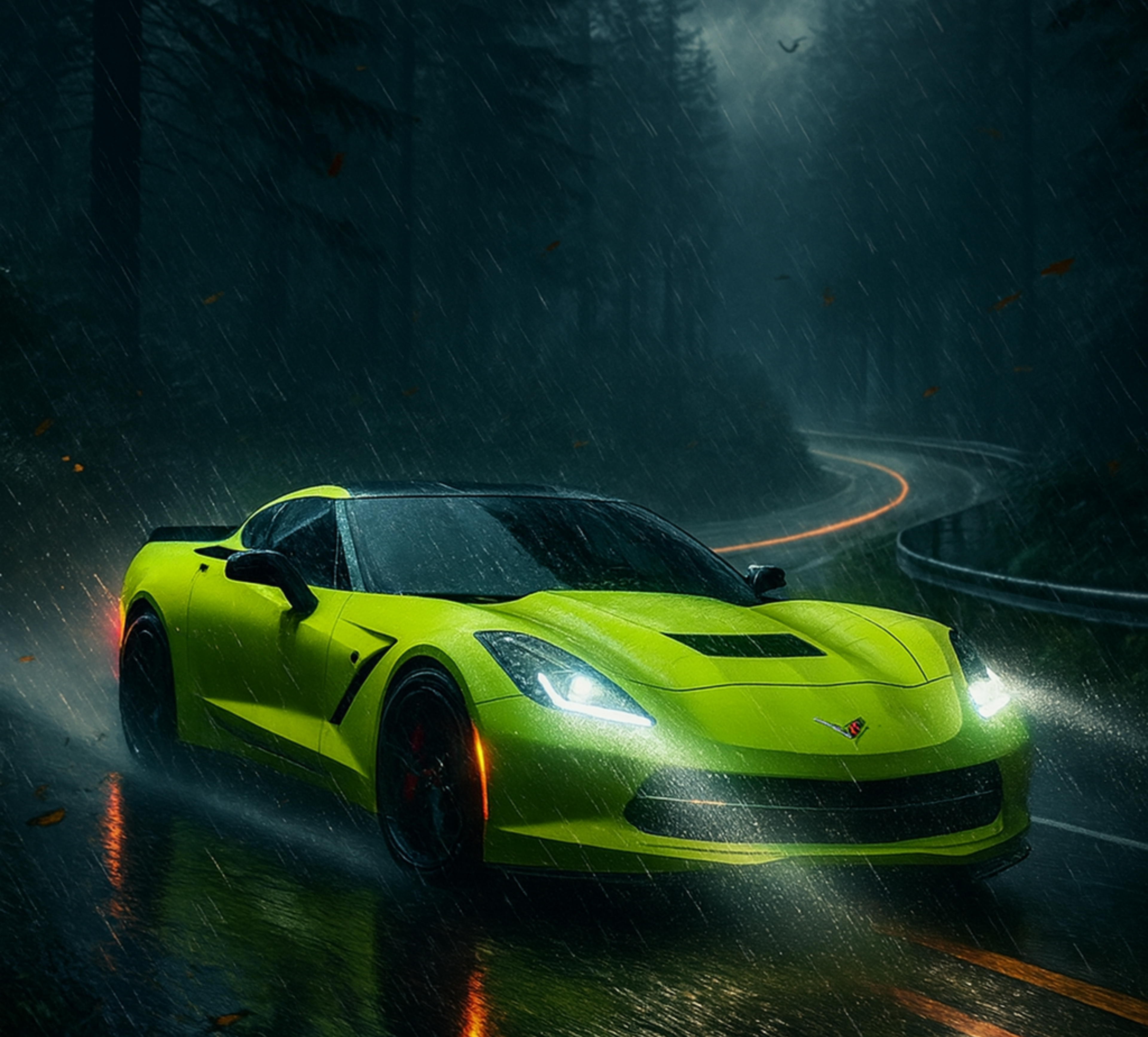 1 ENTRADA Wallpaper Corvette V2