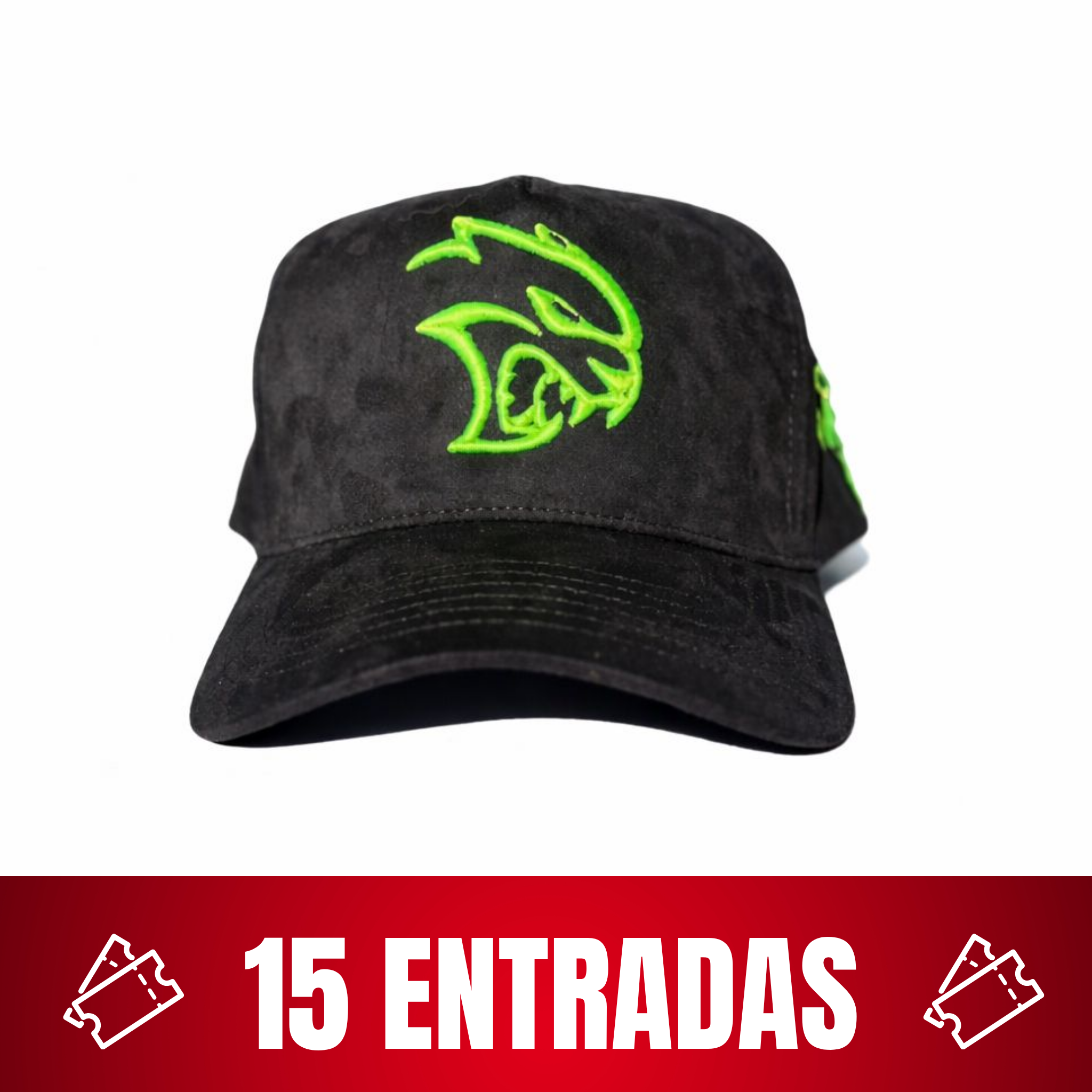 600 ENTRADAS - Gorra “Nacemos pobres, morimos ricos”