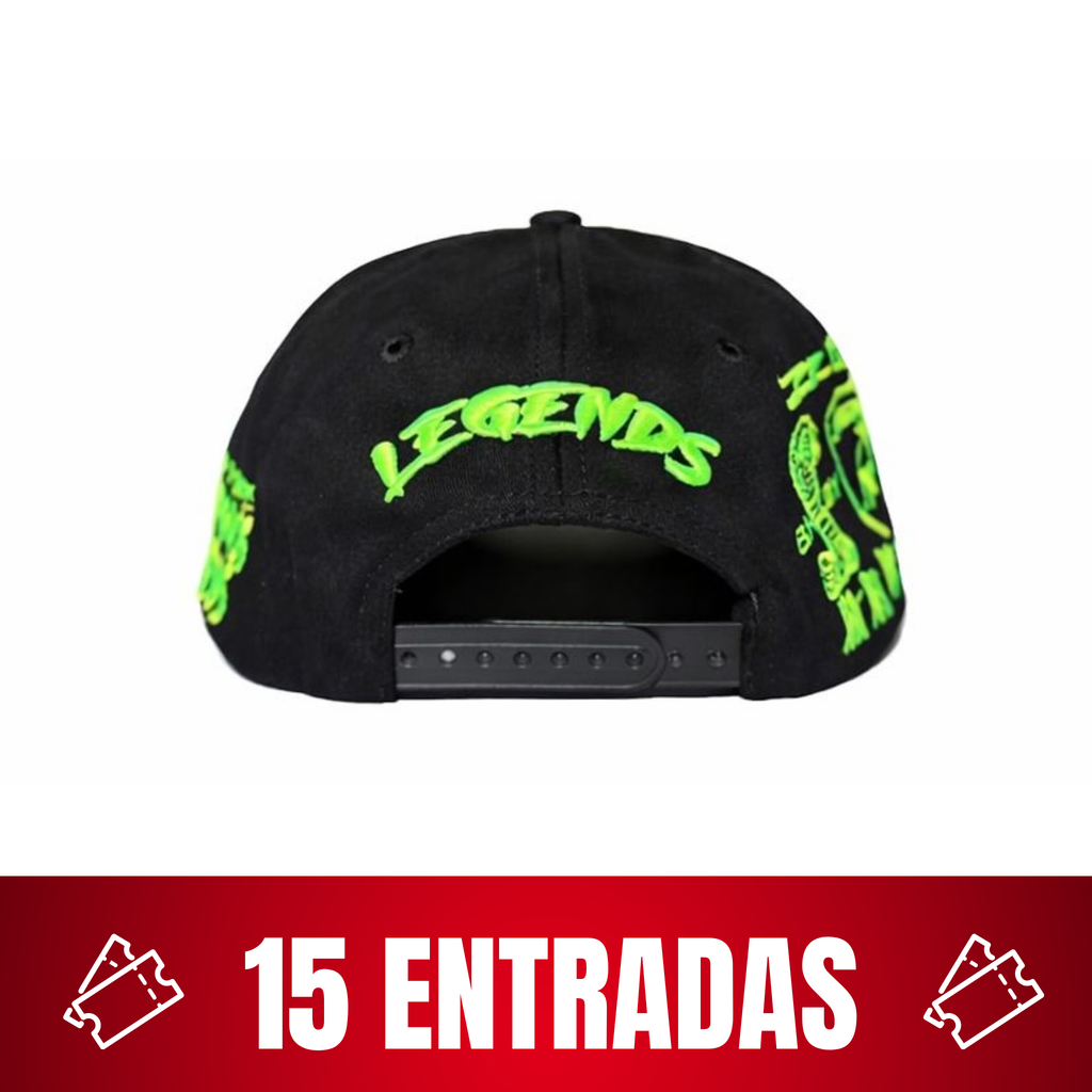 600 ENTRADAS - Gorra “Nacemos pobres, morimos ricos”