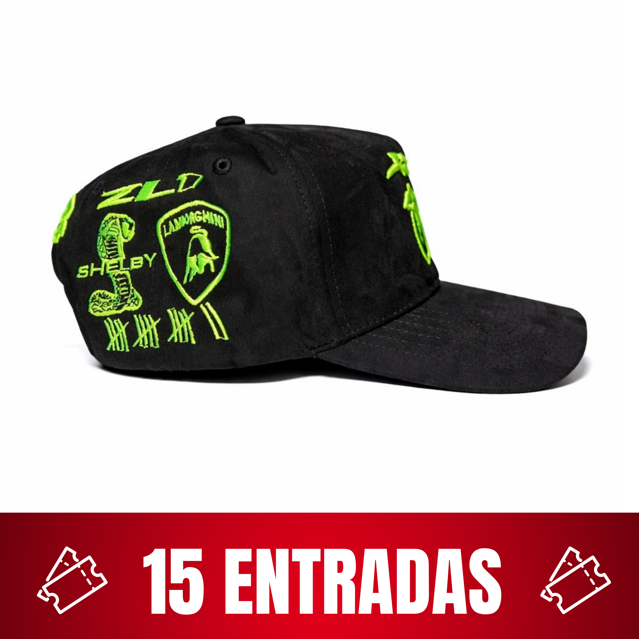 600 ENTRADAS - Gorra “Nacemos pobres, morimos ricos”