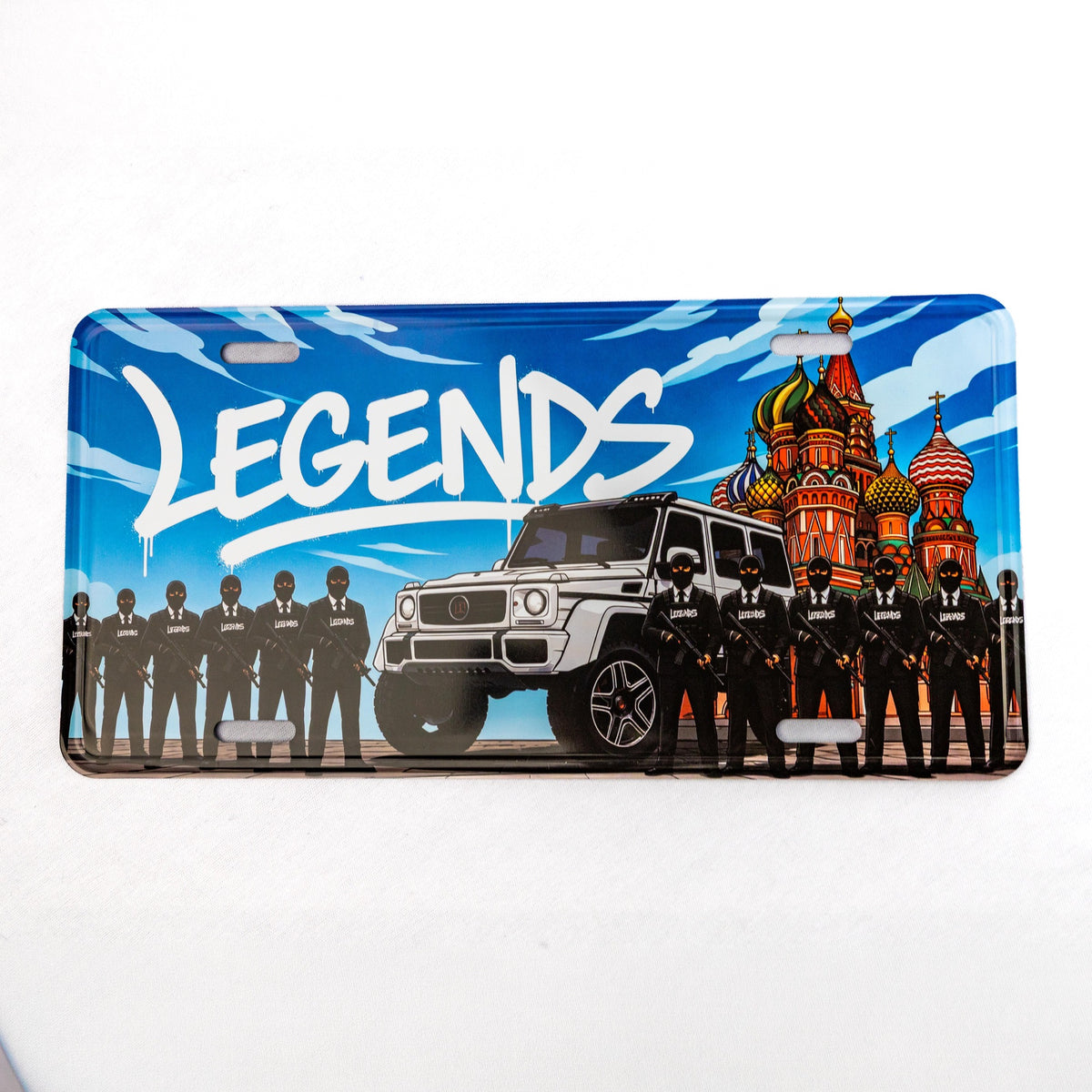 Placa Mercedes G-500 - Colección Legends
