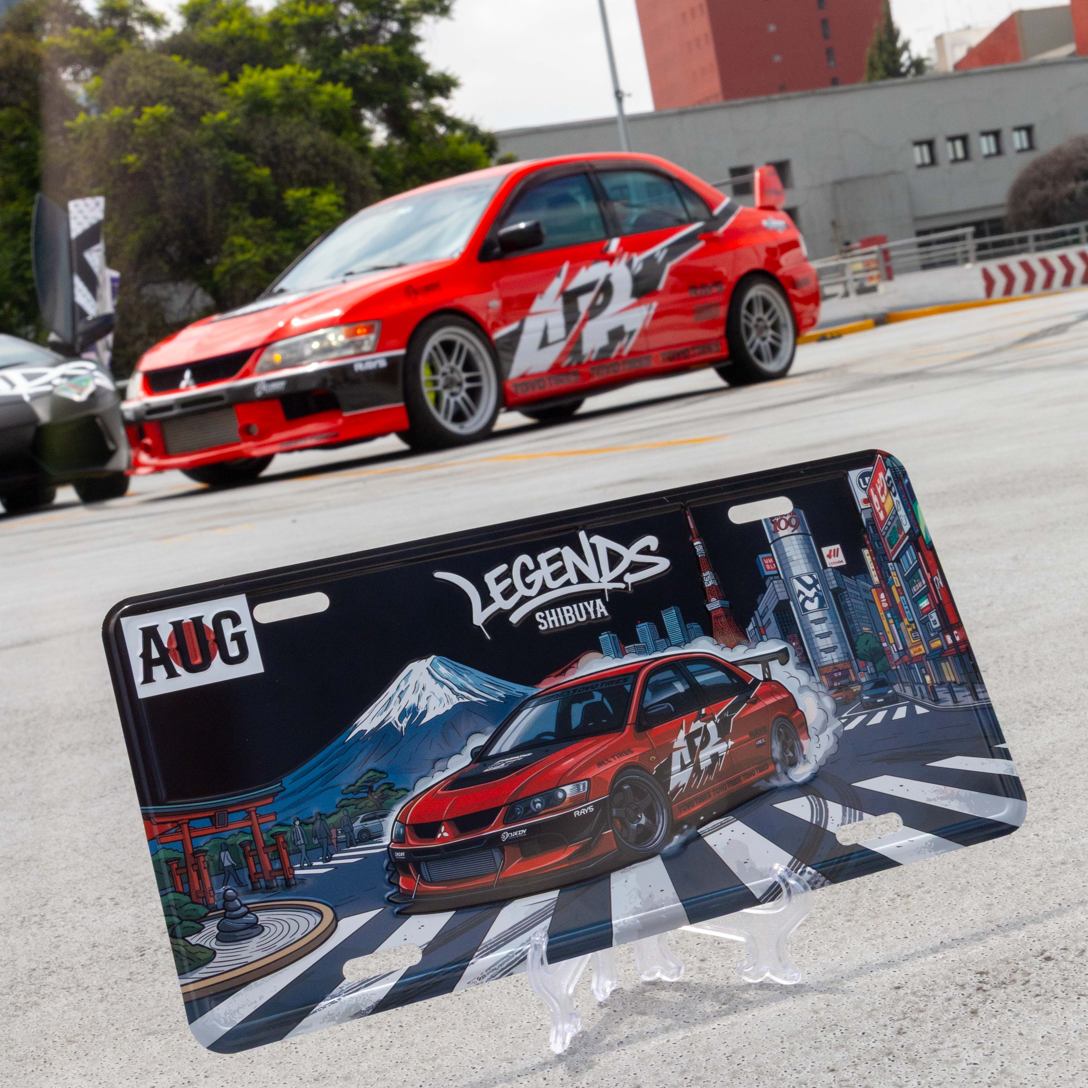 Placa Evo Lancer 8 - Colección Legends
