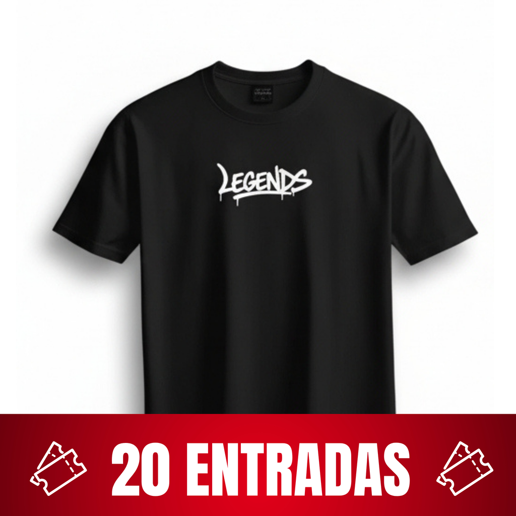20 ENTRADAS + Playera Legends Need Money For SUPRA