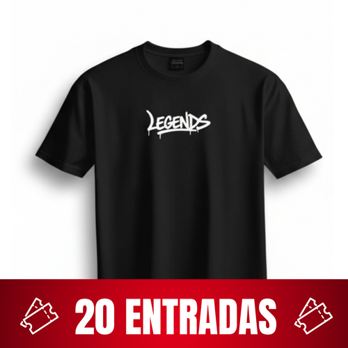 20 ENTRADAS + Playera Legends Need Money For SUPRA