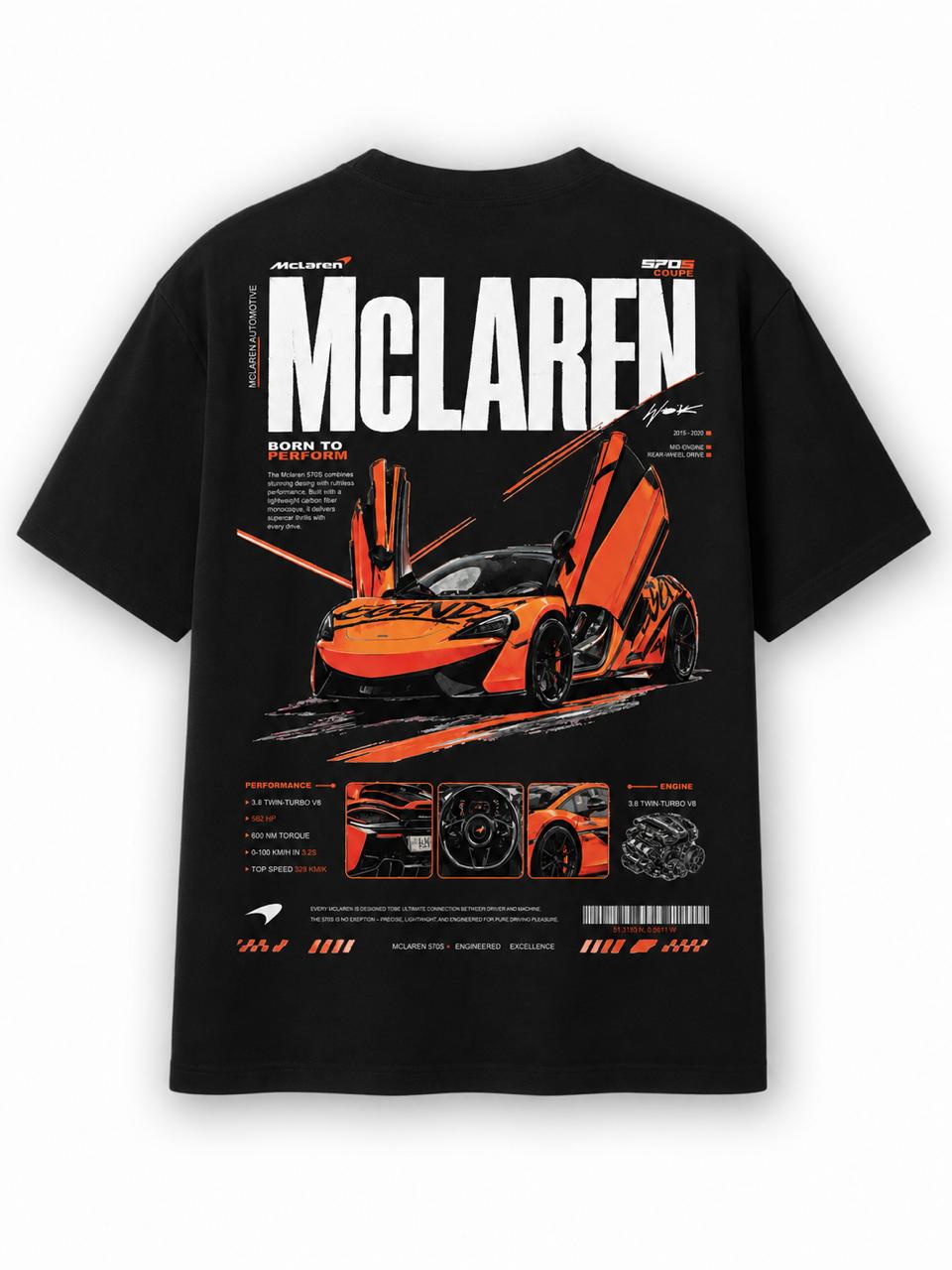 Playera LEGENDS McLaren 570S – Orange Velocity Edition