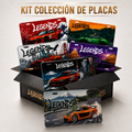 Kit colección de placas Legends: seis diseños, eliges cinco
