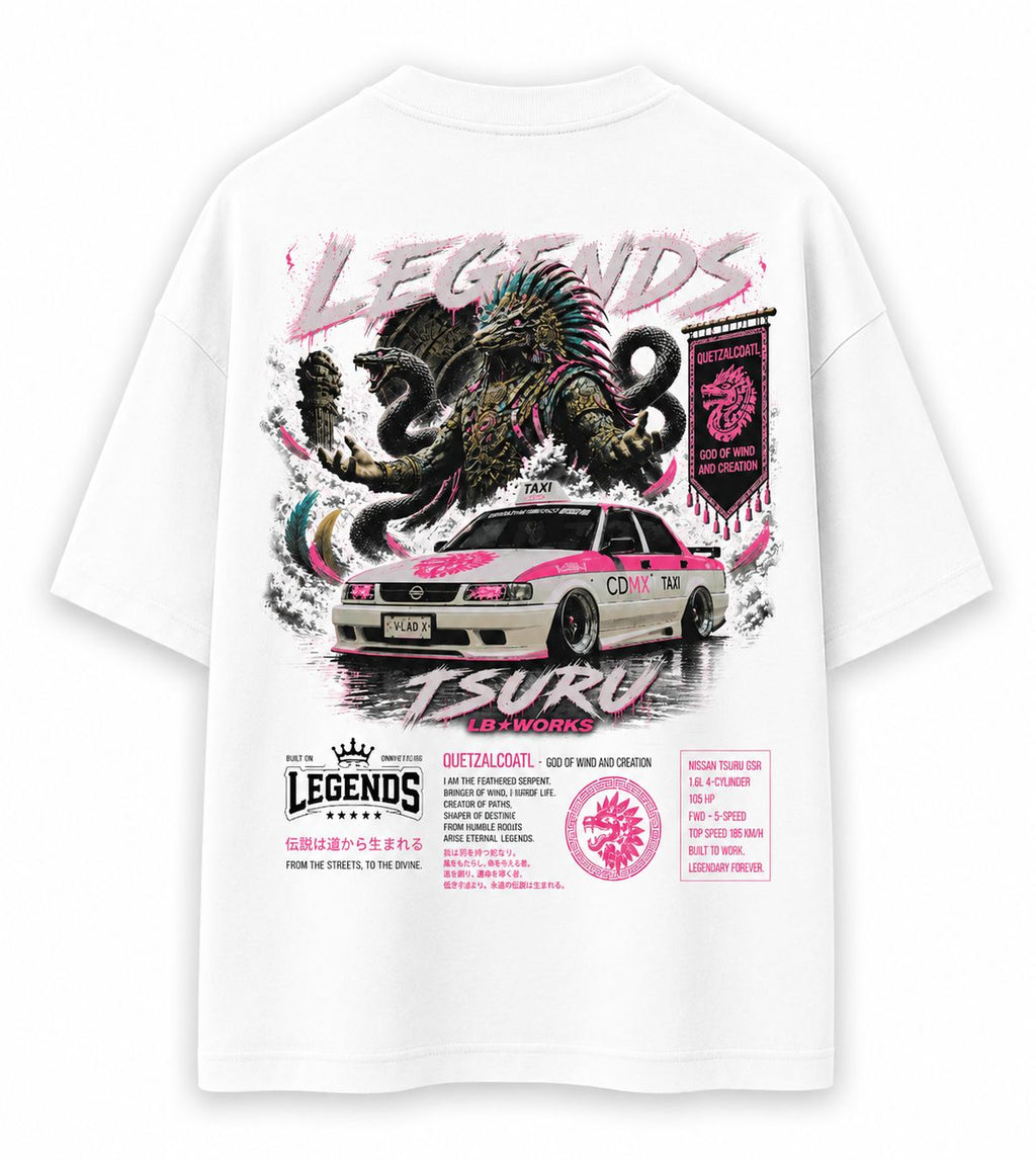Playera - Legends Quetzalcóatl Tsuru Edition