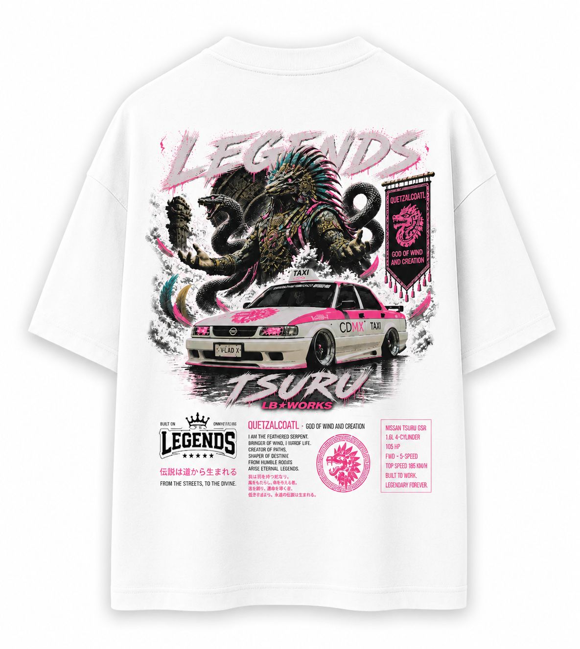 Playera - Legends Quetzalcóatl Tsuru Edition